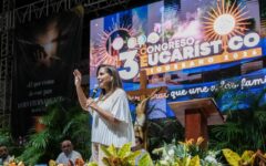 Encabeza Mara Lezama el III Congreso Eucarístico Diocesano y llama a fortalecer los valores humanos 