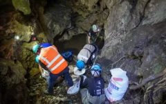 Detectan residuos en cenote