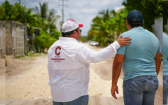 Chacón inicia pavimentación en la Félix González Canto