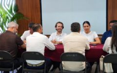 Fernando Muñoz resalta importancia del trabajo conjunto con empresarios