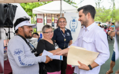Pablo Bustamante lleva bienestar a familias de Cancún
