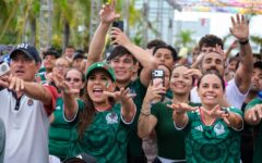 Se une Mara a la fiesta futbolera
