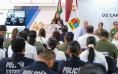 Mara Lezama refuerza estrategia contra la extorsión con capacitación a 340 servidores públicos