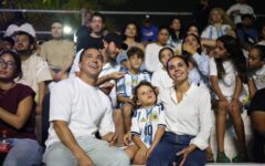 Vive Ana Paty Peralta la pasión mundialista en el Cancún Fut Fest