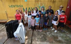 Blanca Merari fortalece la educación con entrega de mobiliario