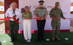Inauguran unidad habitacional de la Guardia Nacional en Puerto Morelos