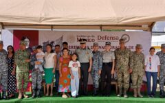 Inauguran unidad habitacional de la Guardia Nacional Puerto Juárez