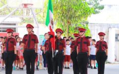 Playa del Carmen impulsa el civismo y el respeto a los símbolos patrios