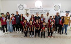 Estefanía Mercado recibe a medallistas playenses de la Nacional Conade 2026