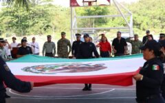 Llevan programa “Policía en tu Escuela” al Colegio de Bachilleres