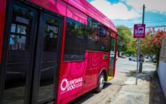 Avanza instalación de paraderos del sistema Mobi en Quintana Roo
