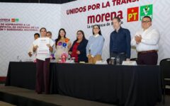 Ana Paty Peralta se registra en proceso de Morena para la gubernatura de Q. Roo