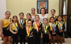 Blanca Merari reconoce talento y logros de gimnastas