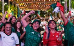 Mara Lezama comparte la fiesta mundialista en Cancún e Isla Mujeres