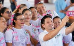 Renán Sánchez acompaña al magisterio en el arranque de los Juegos Deportivos, Culturales y Artísticos de los Trabajadores de la Educación