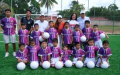 Mara Lezama supervisa cancha del Mundial Social en José María Morelos