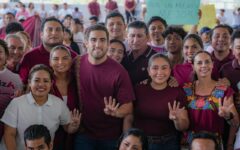 Gino Segura refrenda la unidad de Morena en Bacalar