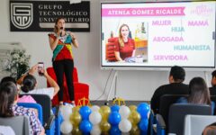 Atenea Gómez inspira a universitarios