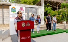 Diego Castañón inicia obra que transformará la movilidad en La Veleta