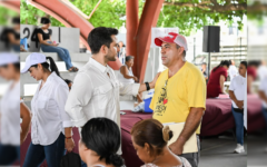 Pablo Bustamante escucha y atiende a las familias de la SM 221