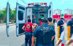 Auxilian a persona en Playa del Niño y la trasladan de a un hospital