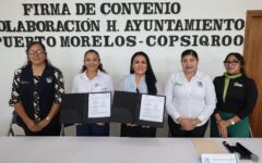Firman convenio para fortalecer la salud mental en Puerto Morelos