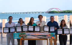 Inmortalizan al Puente Nichupté en estampilla postal conmemorativa