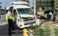 Choque deja nueve lesionados cerca del hotel Blue Bay Grand