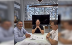 Estefanía Mercado fortalece coordinación con el INSUS