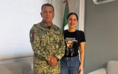Estefanía Mercado refuerza la seguridad en Playa del Carmen