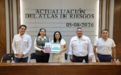 Blanca Merari presenta la actualización del Atlas de Peligros y Riesgos
