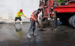 Avanza en tiempo y forma la construcción de pozos de absorción en Cancún