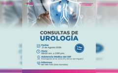 Fortalecen acceso a la salud con consultas de urología a bajo costo