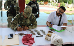 Retiran armas y municiones de los hogares