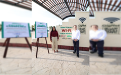 Puerto Morelos activa Wi-Fi gratuito en el Parque Fundadores