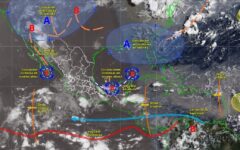 Vigilan tres zonas de baja presión en el Atlántico; una alcanza 70% de probabilidad ciclónica
