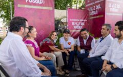 Mara Lezama y Estefanía Mercado encabezan «La Voz del Pueblo» en Villas del Sol