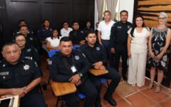 Fortalece Blanca Merari la profesionalización policial