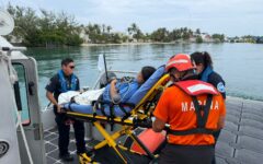 Marina realiza tres traslados médicos de emergencia desde Isla Mujeres