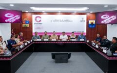 Chacón encabeza simulacro por fenómeno hidrometeorológico