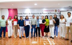 Entregan plazas de nuevo ingreso y directivas a docentes de Quintana Roo