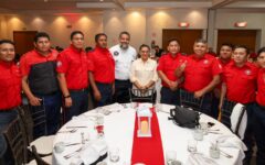 Ayuntamiento de BJ celebra labor y compromiso de los Bomberos de Cancún