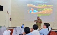 Promueven conservación de los cocodrilos mediante plática