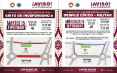 Anuncian dispositivo vial por Fiestas Patrias en Cancún