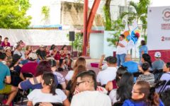 Continúa Chacón llevando el Informe al Pueblo