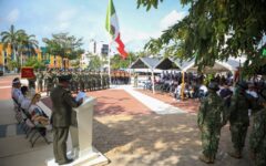 Recuerdan en Playa del Carmen valor y patriotismo de los Niños Héroes
