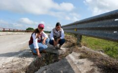 Rehabilitarán puente hacia Nuevo Bécar tras casi una década de abandono