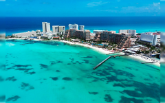 Ocupación hotelera alcanza 51.5% en el Caribe Mexicano