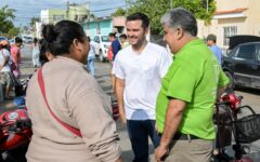 Pablo Bustamante, siempre en territorio y cercano a las y los cancunenses