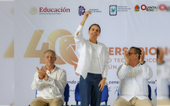 Ana Paty Peralta celebra 40 años del Instituto Tecnológico de Cancún